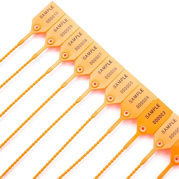 Tag di spedizione di sigilli in plastica