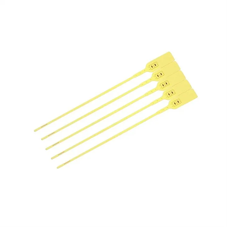 Tamper indicativo di sicurezza in plastica con doppio blocco