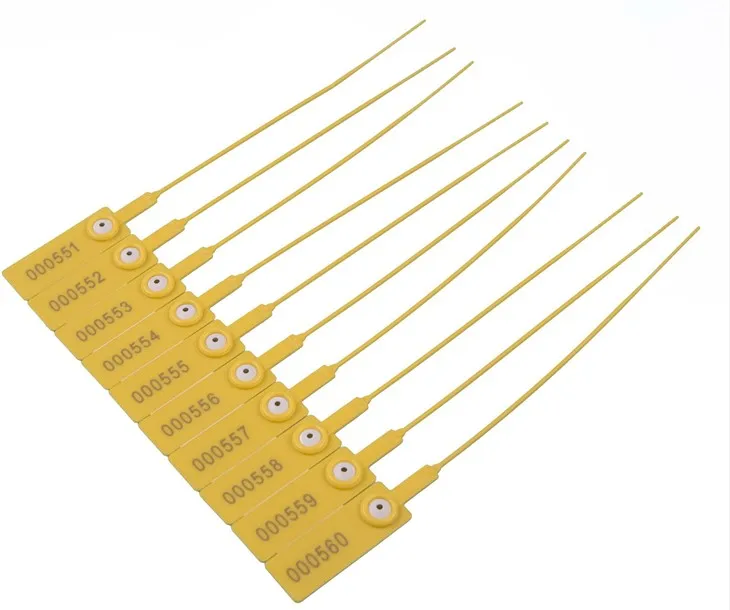 Sigillo di sicurezza in plastica numerata