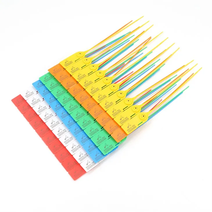 Sigillo di sicurezza di plastica indicativi