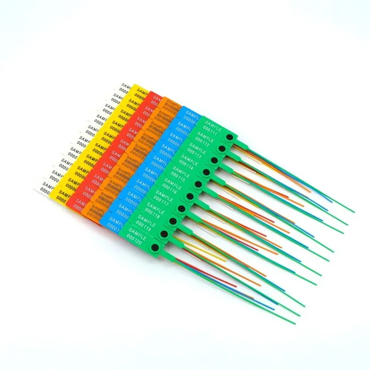 Guarnizioni di sicurezza in plastica per petroliere